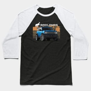 Bronco Badlands 6th Gen Velocity Blue Baseball T-Shirt